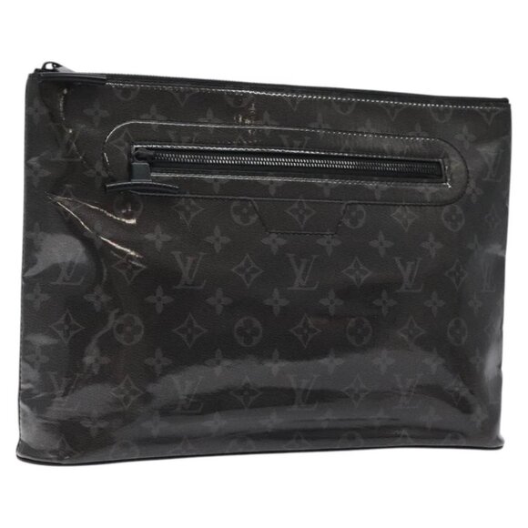 LOUIS VUITTON Eclipse Glaze Pochette Cosmos Clutch Bag - Picture 1 of 14